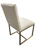Modrest Barker - Modern Beige & Brush Gold Dining Chair (Set of 2) / VGGMDC-1251A-DC