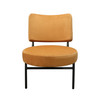 Modrest Sami - Modern Orange Velvet Accent Chair / VGSWSAC356-OR