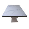 Modrest Fritz - Modern White Extendable Ceramic Dining Table / VGNSGD8767-WHT