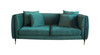 Divani Casa Oswego - Modern Dark Green Jade Sofa / VGEUMC-9712SF-2-GRN-S