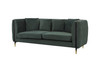 Divani Casa Oswego - Modern Dark Green Jade Sofa / VGEUMC-9712SF-2-GRN-S