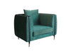 Divani Casa Oswego - Modern Dark Green Jade Accent Chair / VGEUMC-9712SF-GRN-CH