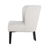 Divani Casa Ladean - Modern White Accent Chair / VGEUGD8767BLK-WHT-CH