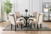 ALFRED 5 Pc. Round Dining Table Set / CM3735RT-5PC-IV