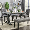 ALFRED 6 Pc. Dining Table Set W/ Bench / CM3735T-IV-6PC-BN