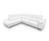 Lamod Italia Viola - Italian Contemporary White Leather Left Facing Sectional Sofa / VGCCVIOLA-KIM-WHT-LAF-SECT