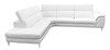 Lamod Italia Viola - Italian Contemporary White Leather Left Facing Sectional Sofa / VGCCVIOLA-KIM-WHT-LAF-SECT