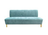 Divani Casa Mosko - Modern Light Green & Gold Fabric Sofa / VGEUMC-9714SF-GRN-S