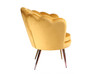 Modrest Balina - Transitional Gold Accent Chair / VGOBTY143-BLU-CH