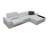 Divani Casa Pella Mini - Modern White Leather Right Facing Sectional Sofa / VGCA5106A-WHT-RAF-SECT
