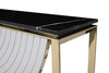 Modrest Flavio - Gold + Marble Console Table / VGVCK1896-WHT-CT