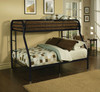 Tritan Twin/Full Bunk Bed / 02053BK