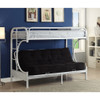 Eclipse Twin XL/Queen Futon Bunk Bed / 02093WH
