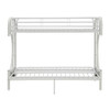 Eclipse Twin XL/Queen Futon Bunk Bed / 02093WH