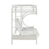 Eclipse Twin XL/Queen Futon Bunk Bed / 02093WH