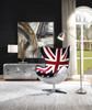 Brancaster British Flag Accent Chair W/Swivel / 59835