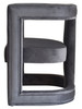 Modrest Kendra - Dark Grey Fabric Accent Chair / VGRHRHS-AC-231-DKGRY-CH