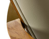 Modrest Rexford Modern Taupe & Walnut Dining Armchair / VGCSACH-17093-GRY