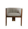 Modrest Elati - Tan Vegan Leather Dining Chair / VGEUMC-9710CH-A-W-GRY-DC