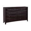 Phoenix 9-drawer Dresser Cappuccino / CS-200413