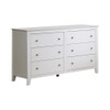 Selena 6-drawer Dresser Cream White / CS-400233