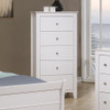 Selena 5-drawer Chest Cream White / CS-400235