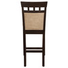 Gabriel Closed Back Counter Chair Cappuccino (Set of 2) / CS-100219