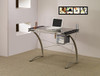 Melo 3-Drawer Drafting Desk Champagne / CS-800986