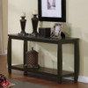 Dixon Rectangular Sofa Table with Lower Shelf Espresso / CS-701079