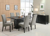 Stanton Velvet Upholstered Dining Side Chair Grey (Set of 2) / CS-102062