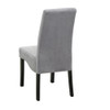 Stanton Velvet Upholstered Dining Side Chair Grey (Set of 2) / CS-102062