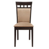 Gabriel Upholstered Side Chairs Cappuccino and Tan (Set of 2) / CS-100773