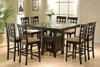 Gabriel Square Counter Height Dining Table Cappuccino / CS-100438