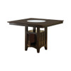 Gabriel Square Counter Height Dining Table Cappuccino / CS-100438