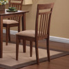 Robles 5-piece Dining Set Chestnut and Tan / CS-150430