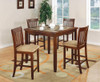 Jardin 5-piece Counter Height Dining Set Red Brown and Tan / CS-150154