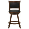 Broxton Upholstered Swivel Counter Chair Chestnut (Set of 2) / CS-101919