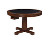 Marietta Round Wooden Game Table Tobacco / CS-100171