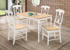 Cinder Wood Dining Side Chair White (Set of 4) / CS-4129
