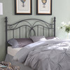 Evan Metal Queen or Full Open Frame Headboard Dark Grey / CS-300197Q