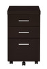Skeena 3-drawer Mobile Storage Cabinet Cappuccino / CS-800903