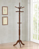 Achelle 11 Hook Freestanding Coat Rack Hat Hanger Tobacco / CS-900769