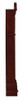 Diggory Grandfather Clock Brown Red and Clear / CS-900749
