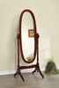 Foyet Wood Adjustable Full Length Cheval Mirror Merlot / CS-3101