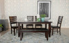 Dalila Tufted Upholstered Dining Bench Cappuccino and Black / CS-102723
