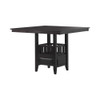 Jaden Square Counter Height Table with Storage Espresso / CS-100958