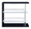 Prescott Rectangular 2-shelf Bar Unit Glossy Black / CS-100165
