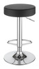 Ramses 29" Adjustable Bar Stool Chrome and Black / CS-102558