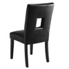 Shannon Open Back Upholstered Dining Chairs Black (Set of 2) / CS-103612BLK