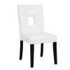 Shannon Open Back Upholstered Dining Chairs White (Set of 2) / CS-103612WHT